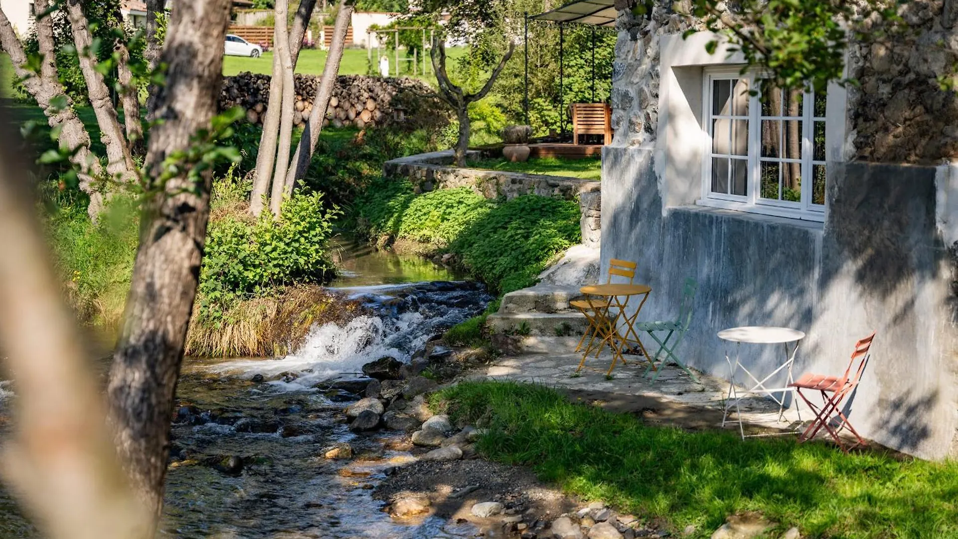 Semesterbostad Belle Grange En Bord De Riviere Villa Serres-sur-Arget
